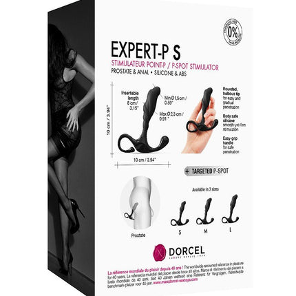 Dorcel Expert-P Prostaatplug - Small - zwart-Erotiekvoordeel.nl