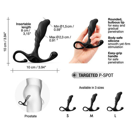 Dorcel Expert-P Prostaatplug - Small - zwart-Erotiekvoordeel.nl