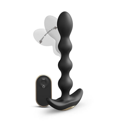 Dorcel FLEXI BALLS Anale Vibrator met Afstandsbediening - zwart-Erotiekvoordeel.nl