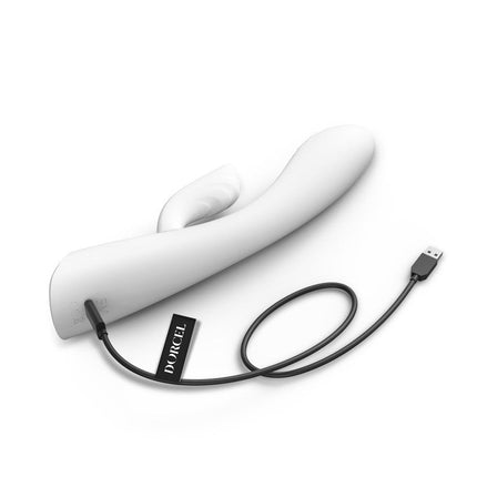 Dorcel FLEXI RABBIT Verwarmde Tarzan Vibrator - wit-Erotiekvoordeel.nl