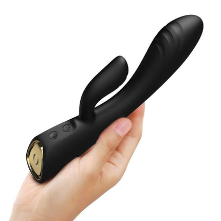 Dorcel FLEXI RABBIT Verwarmde Tarzan Vibrator - zwart-Erotiekvoordeel.nl
