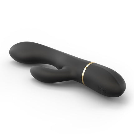 Dorcel Flexibele Rabbit Vibrator "Glam Rabbit" - zwart - Erotiekvoordeel.nl