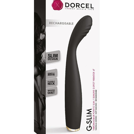 Dorcel G-Slim G-Spot Vibrator - Zwart-Erotiekvoordeel.nl