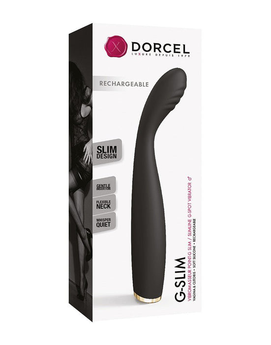 Dorcel G-Slim G-Spot Vibrator - Zwart-Erotiekvoordeel.nl