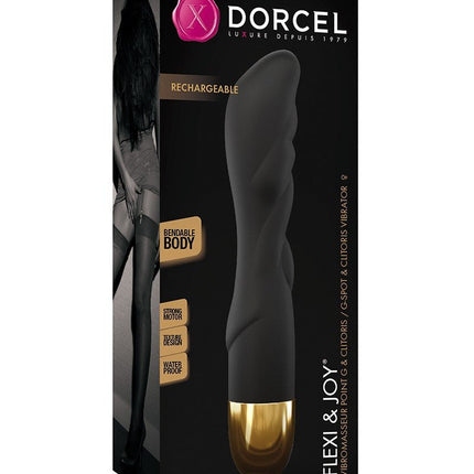 Dorcel G-spot Vibrator "Flexi & Joy" - zwart - Erotiekvoordeel.nl