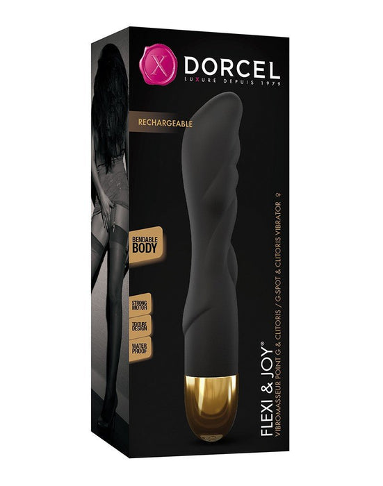Dorcel G-spot Vibrator "Flexi & Joy" - zwart - Erotiekvoordeel.nl