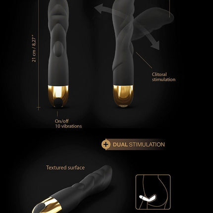 Dorcel G-spot Vibrator "Flexi & Joy" - zwart - Erotiekvoordeel.nl