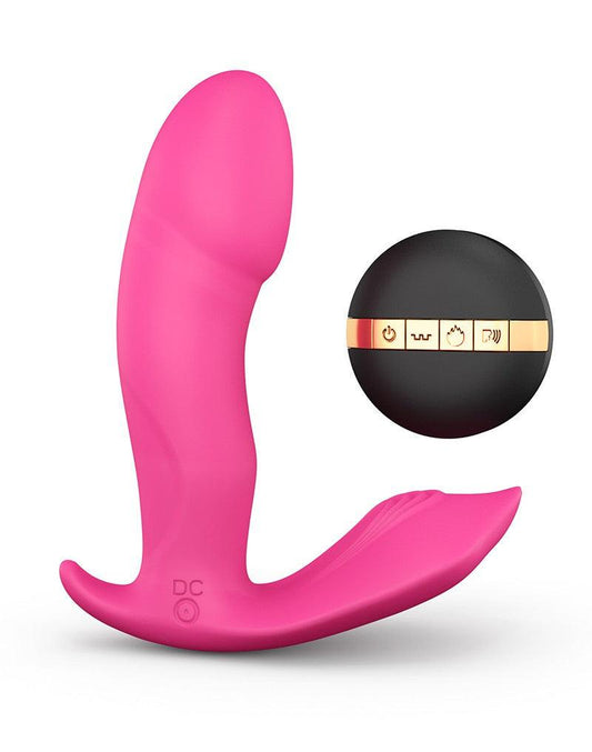Dorcel G-spot stimulator, verwarmend en met voice control - roze - Erotiekvoordeel.nl