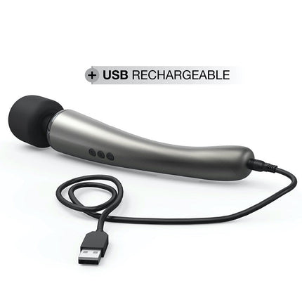 Dorcel Megawand wand vibrator massager - zilver-Erotiekvoordeel.nl