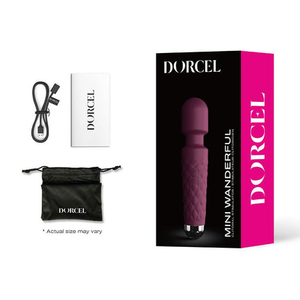 Dorcel - Mini Wanderful - Mini Wand Vibrator - Plum-Erotiekvoordeel.nl