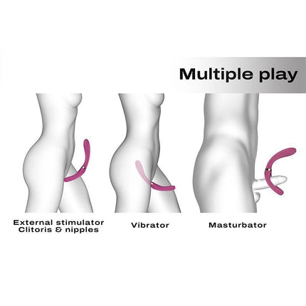 Dorcel Multi Vibrator INFINITE JOY - plum-Erotiekvoordeel.nl