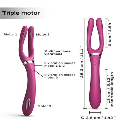 Dorcel Multi Vibrator INFINITE JOY - plum-Erotiekvoordeel.nl