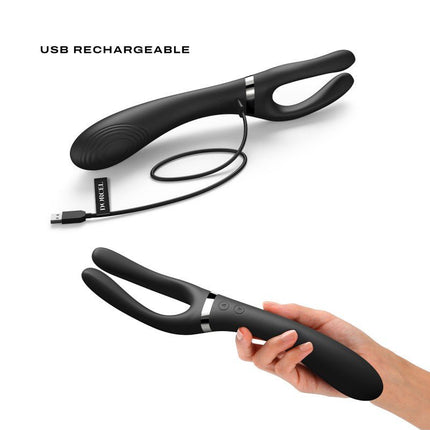 Dorcel Multi Vibrator INFINITE JOY - zwart-Erotiekvoordeel.nl