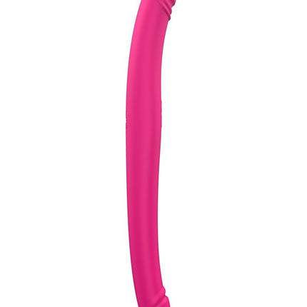 Dorcel Orgasmic Double Do Dubbele Vibrerende en Stotende Dildo - roze - Erotiekvoordeel.nl