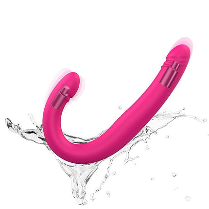 Dorcel Orgasmic Double Do Dubbele Vibrerende en Stotende Dildo - roze - Erotiekvoordeel.nl