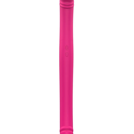 Dorcel Orgasmic Double Do Dubbele Vibrerende en Stotende Dildo - roze - Erotiekvoordeel.nl