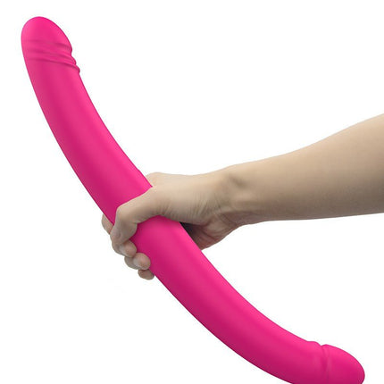 Dorcel Orgasmic Double Do Dubbele Vibrerende en Stotende Dildo - roze - Erotiekvoordeel.nl