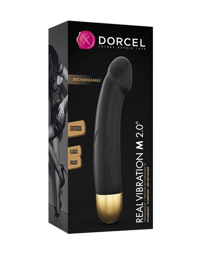 Dorcel Real Vibration M realistische vibrator - zwart