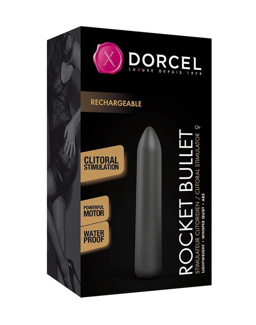 Dorcel Rocket Black Oplaadbare Bullet Clitoris Vibrator met 16 modi