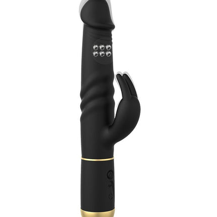 Dorcel Roterende en Stotende Vibrator FURIOUS RABBIT 2.0 - zwart - Erotiekvoordeel.nl