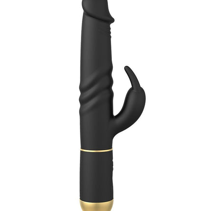 Dorcel Roterende en Stotende Vibrator FURIOUS RABBIT 2.0 - zwart - Erotiekvoordeel.nl