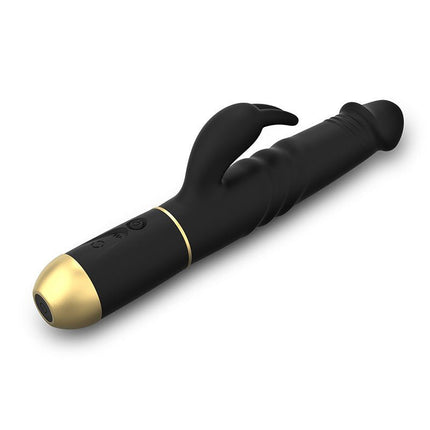 Dorcel Roterende en Stotende Vibrator FURIOUS RABBIT 2.0 - zwart - Erotiekvoordeel.nl