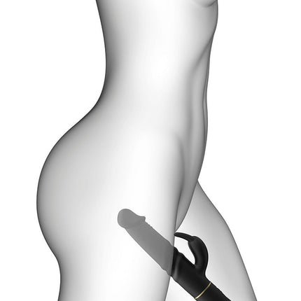 Dorcel Roterende en Stotende Vibrator FURIOUS RABBIT 2.0 - zwart - Erotiekvoordeel.nl