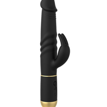 Dorcel Roterende en Stotende Vibrator FURIOUS RABBIT 2.0 - zwart - Erotiekvoordeel.nl