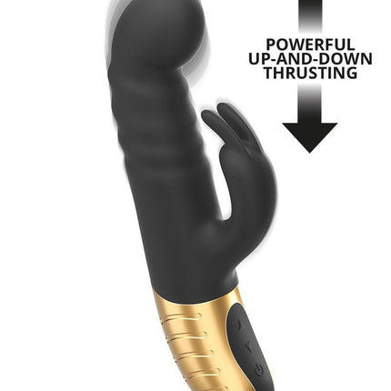 Dorcel Stotende Rabbit Vibrator G-stormer - zwart - Erotiekvoordeel.nl