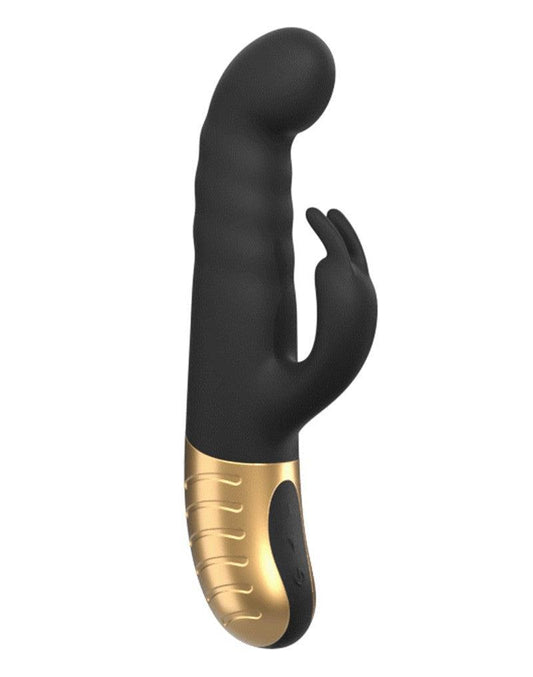 Dorcel Stotende Rabbit Vibrator G-stormer - zwart - Erotiekvoordeel.nl
