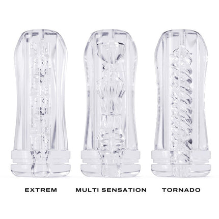 Dorcel Stroker / Sleeve voor Masturbator DEEP BLOW MULTI SENSATION - transparant-Erotiekvoordeel.nl
