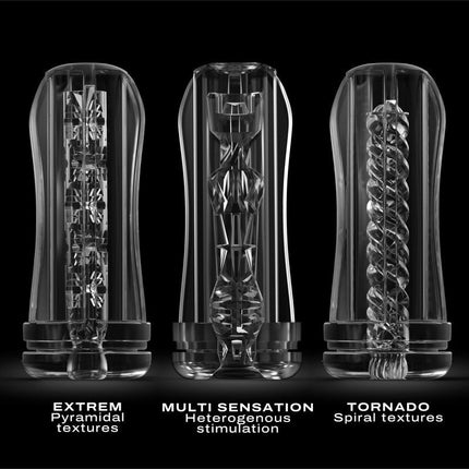 Dorcel Stroker / Sleeve voor Masturbator DEEP BLOW MULTI SENSATION - transparant-Erotiekvoordeel.nl