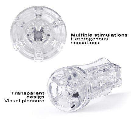 Dorcel Stroker / Sleeve voor Masturbator DEEP BLOW MULTI SENSATION - transparant-Erotiekvoordeel.nl