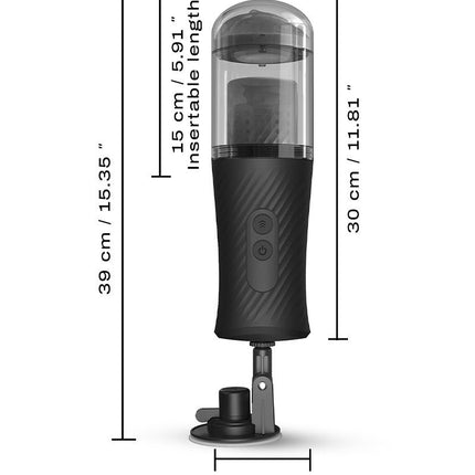 Dorcel THRUST BLOW Automatische Stotende Masturbator - zwart-Erotiekvoordeel.nl