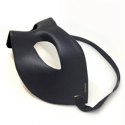 Dorcel - Verstelbaar Eyes Wide Shut Masker kunstleer - Zwart-Erotiekvoordeel.nl
