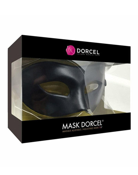 Dorcel - Verstelbaar Eyes Wide Shut Masker kunstleer - Zwart-Erotiekvoordeel.nl