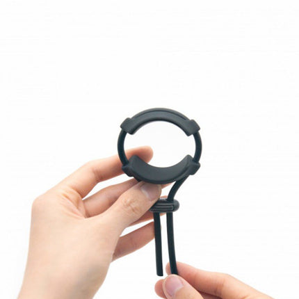Dorcel Verstelbare Siliconen cockring FIT RING - zwart - Erotiekvoordeel.nl