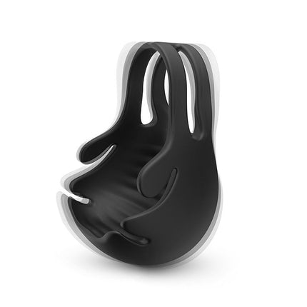 Dorcel Vibrerende Cockring en Testikel Stimulator FUN BAG - zwart - Erotiekvoordeel.nl