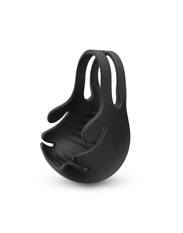 Dorcel Vibrerende Cockring en Testikel Stimulator FUN BAG - zwart - Erotiekvoordeel.nl
