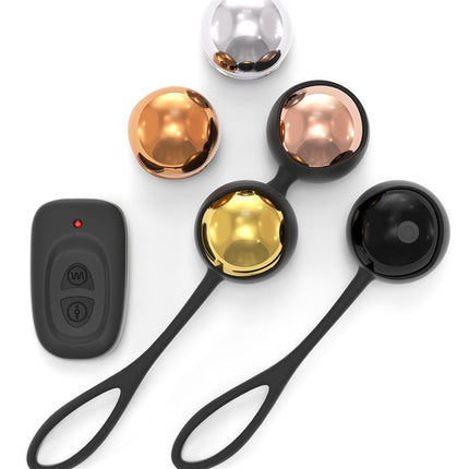 Dorcel Vibrerende Geisha Balls met afstandsbediening en verwisselbare gewichten - Erotiekvoordeel.nl