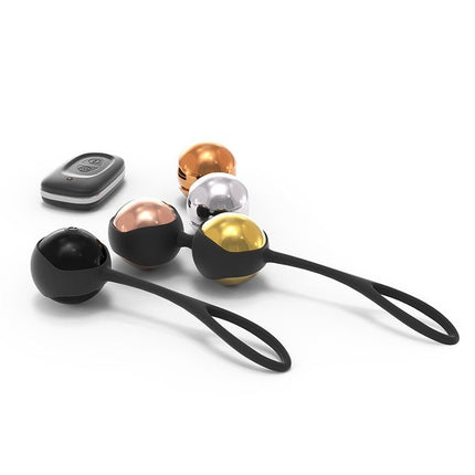 Dorcel Vibrerende Geisha Balls met afstandsbediening en verwisselbare gewichten - Erotiekvoordeel.nl