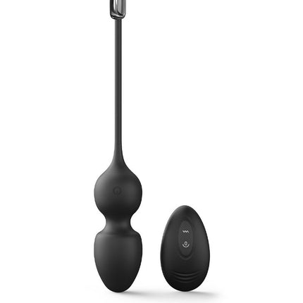 Dorcel Vibrerende Kegel Balls met afstandsbediening LOVE BALLS - zwart-Erotiekvoordeel.nl