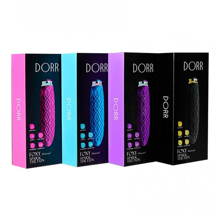 Dorr Foxy Diamond Mini vibrator - zwart - Erotiekvoordeel.nl