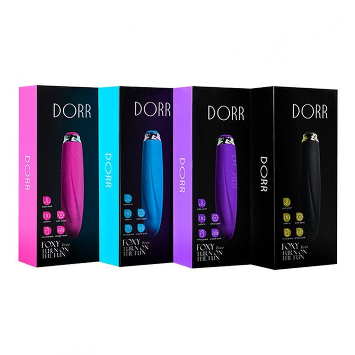 Dorr Foxy Twist Mini vibrator - paars - Erotiekvoordeel.nl
