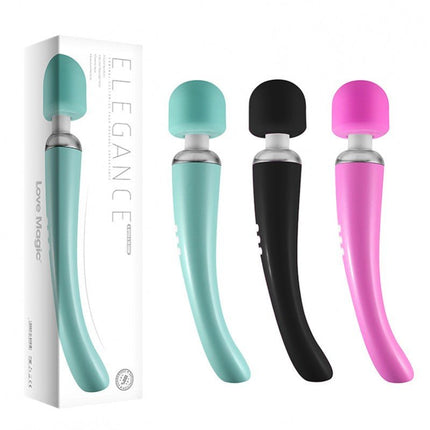 Elegance Wand Vibrator oplaadbaar - turquoise - Erotiekvoordeel.nl