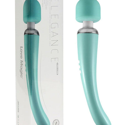 Elegance Wand Vibrator oplaadbaar - turquoise - Erotiekvoordeel.nl