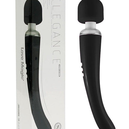 Elegance Wand Vibrator - oplaadbaar - zwart - Erotiekvoordeel.nl