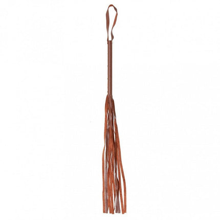 Flogger zweep 62 cm - bruin - Erotiekvoordeel.nl