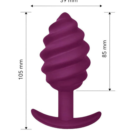G-Vibe G-plug Twist Buttplug - paars-Erotiekvoordeel.nl