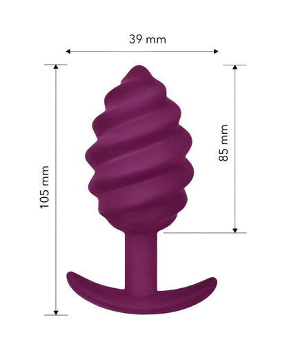 G-Vibe G-plug Twist Buttplug - paars-Erotiekvoordeel.nl